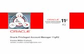Oracle Privileged Account Manager 11gR2