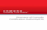 Overview of Comodo Certi˜cation Authority(CA)