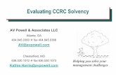 Evaluating CCRC Solvency