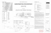 GREENSPAN RESIDENCE Sheet Number Sheet Name