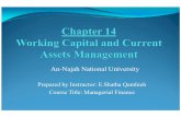 Chapter 14 Working Capital Current Asset Management