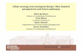 Urban ecology and ecological design: New Zealand ...