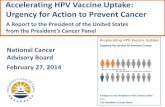 Accelerating HPV Vaccine Uptake: Urgency for Action to ...