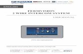 FERMVISION 2 WIRE INTERCOM SYSTEM - Brave Security