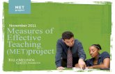 November 2011 Measures of Effective Teaching
