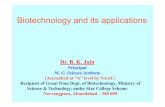 Dr. B. K. Jain biotechnology.ppt