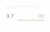 Personal Security Awareness - United Nations