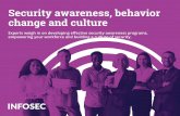 Security awareness, behavior change and culture