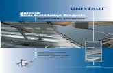 Unistrut Solar Installation Products