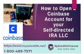 How to Open a Coinbase Account for your IRA LLC