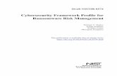 Draft NISTIR 8374, Cybersecurity Framework Profile for ...