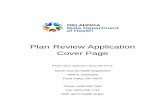 Plan Review Application Cover Page