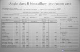 Angle class II bimaxillary protrusion case