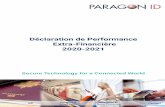 Déclaration de Performance Extra-Financière 2020-2021
