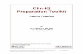 Clin-IQ Preparation Toolkit - FrontPage | OCTSI