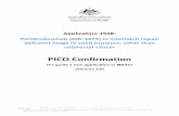 PICO Confirmation - MSAC