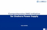 Comprehensive IMO Initiative for Onshore Power Supply