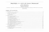 MySQL++ v3.1.0 User Manual