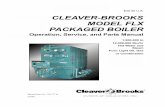 CLEAVER-BROOKS MODEL FLX PACKAGED BOILER