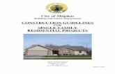 DRAFT Construction Guidelines for Single Family ...