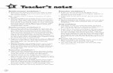 8 Teacher’s notes x