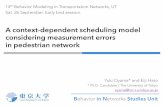 A context-dependent scheduling model considering ...
