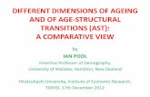 DIFFERENT DIMENSIONS OF AGEING AND OF AGE-STRUCTURAL ...
