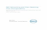 Dell Networking and Cisco Spanning- Tree Interoperability
