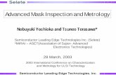 Advanced Mask Inspection and Metrology - NIST