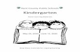 Kent County Public Schools Kindergarten