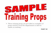 These training props are provided as examples of props