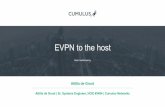 EVPN to the host
