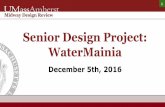 WaterMainia - University of Massachusetts Amherst
