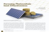 Pursuing Photovoltaic Cost-Effectiveness