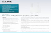 802.11n/ac Unified Wireless Outdoor Access Point