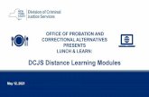 DCJS Distance Learning Modules