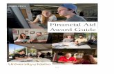 Financial Aid Award Guide - uidaho.edu
