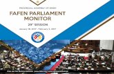 PROVINCIAL ASSEMBLY OF SINDH FAFEN PARLIAMENT MONITOR