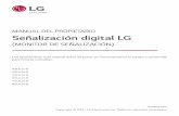 MANUAL DEL PROPIETARIO Señalización digital LG