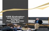 LMS Evaluation and Selection Project Faculty Survey Report