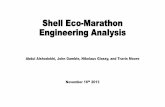 Shell Eco-Marathon Engineering Analysis