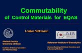 of Control Materials for EQAS