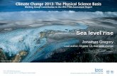 Lead author, Chapter 13, Sea level change