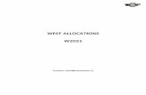 WEEF ALLOCATIONS W2021 - University of Waterloo