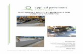 RC-1550 Sustainable Recycled Materials for Concrete Pavements