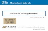 Lecture 23 –Energy methods - Purdue University