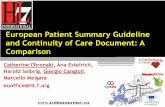 European Patient Summary Guideline and Continuity of Care ...