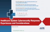 Healthcare System Cybersecurity Response: Experiences and ...