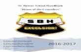 St. Brieux School Handbook Home of the Crusaders