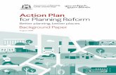Action Plan for Planning Reform - Background Paper